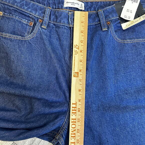 Abercrombie & Fitch Jeans Curve Love Wide Leg Mid-Rise 32/14 Baggy Y2K Skater - Picture 9 of 10